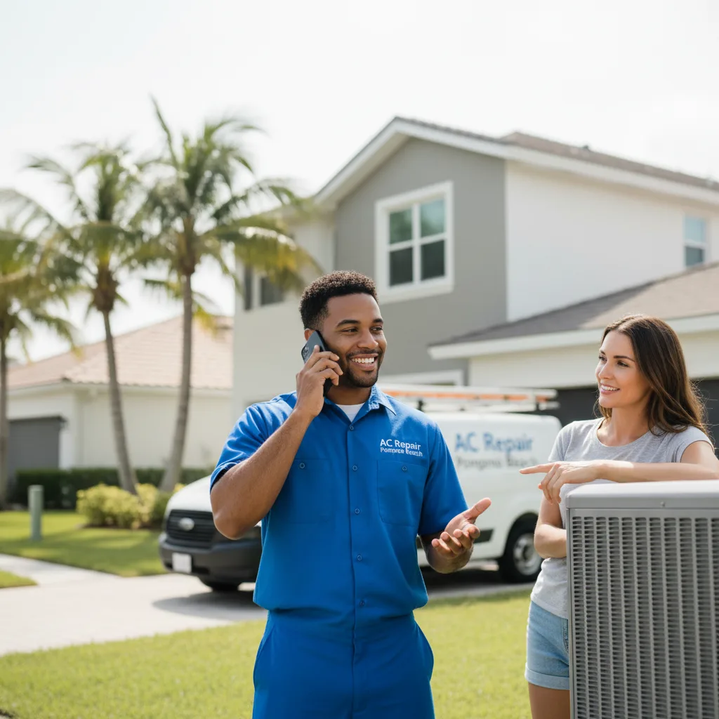 AC Repair Pompano Beach customer support in Seaside